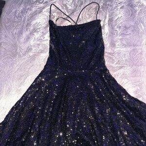 Women sparkly dress
